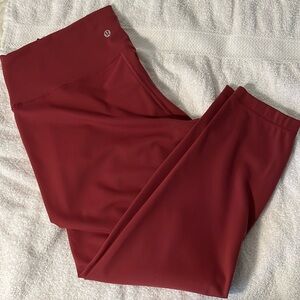 Lululemon red merlot 23”